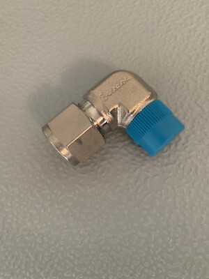 Swagelok SS-810-2-6 Tube Fitting, Male Elbow, 1/2  Tube OD x 3/8  Male NPT