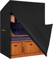 Dokon Strandkorb SchutzhüLle Abdeckung Schwerlast 600D Oxford 135X105X175/140Cm