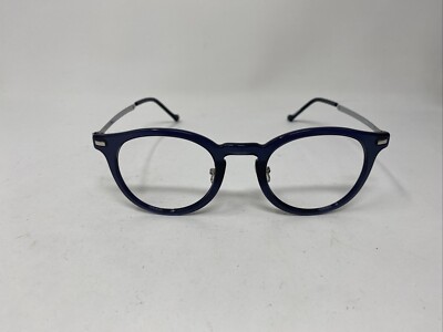 STEPPERS EYEWEAR STS 60007 F520 46-22-135 BLUE SILVER EYEGLASSES NJ31
