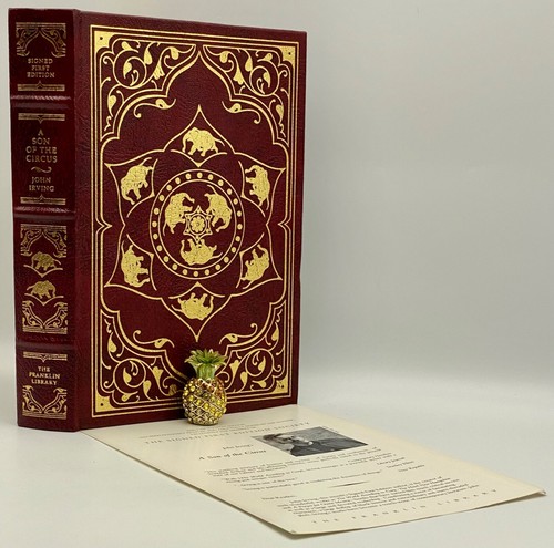 🖊SIGNED 1st Franklin Library SON OF THE CIRCUS Collector Edition INDIA OUTCASTS