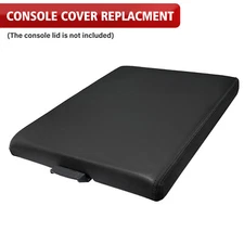 Fits 2004-2024 Nissan Titan Leather Center Console Lid Armrest Cover Trim Black