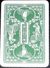 LB14 Swap Playing Cards 1 OLD WIDE ENGLISH BICYCLE WHEELS PATTERNS