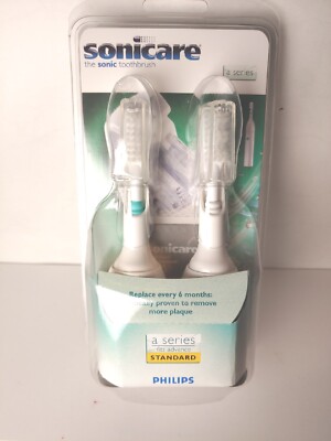 Phillips SONICARE A Series Advance Standard Replacement Tooth Brush Heads 2pack
