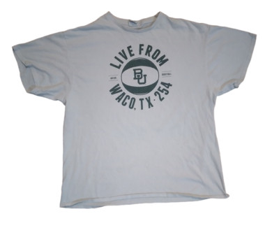 T-Shirt: BAYLOR BEARS: Live From Waco, Tx 254 - Baylor Basketball - Size XL