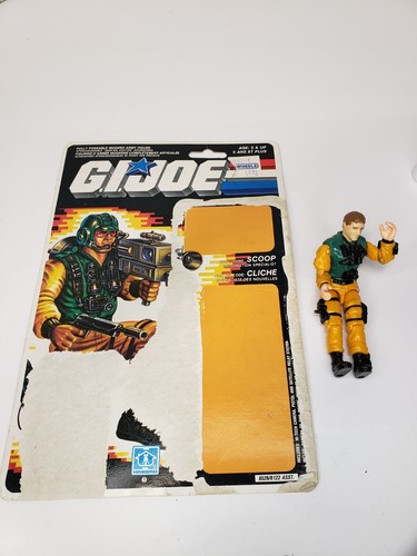GI Joe ARAH SCOOP v1 1989, enge Gelenke, schöne Figur, unvollständig - mit Karte - Bild 6 von 7