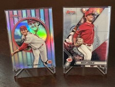 2019 Bowmans Best Nick Lodolo Lot Franchise Favorites Refractor + Base Reds 