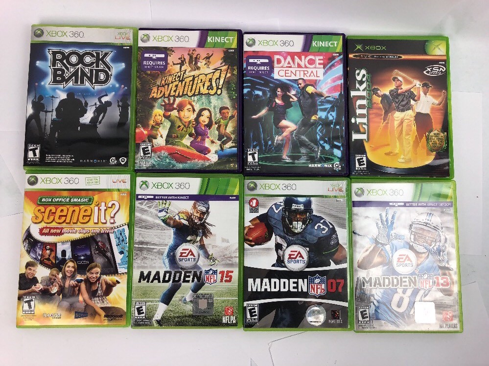 Xbox 360✖︎カセット8個付き Microsoft XBox 360 PRO Video Game Console Gaming System