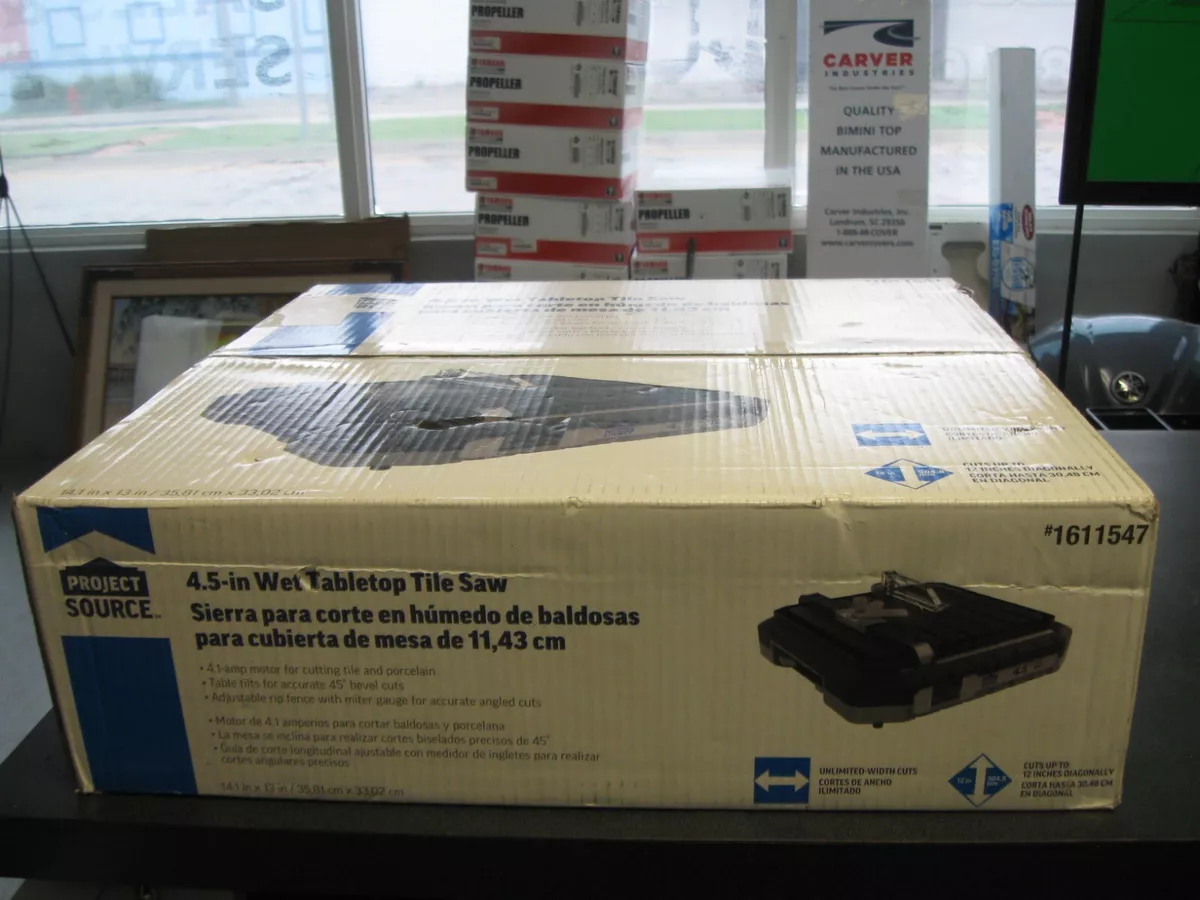 Project source on sale 4.5 wet saw