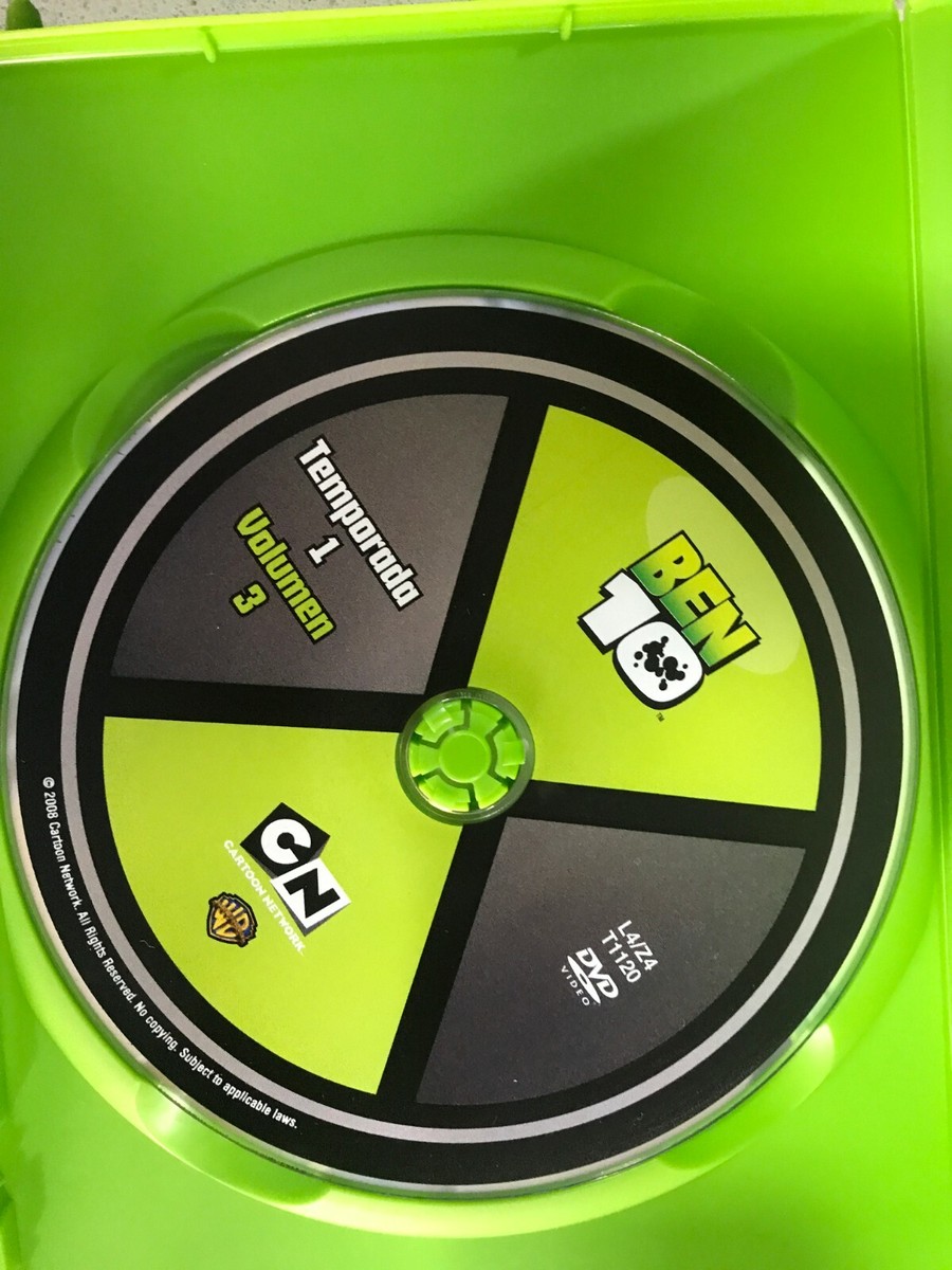 Ben 10 DVD Season 1 Volume 3 Episodes Spanish English AM | eBay