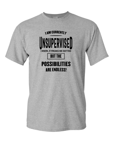 T-Shirt I Am Current Unsupervised Erwachsene Humor lustig - Bild 5 von 6