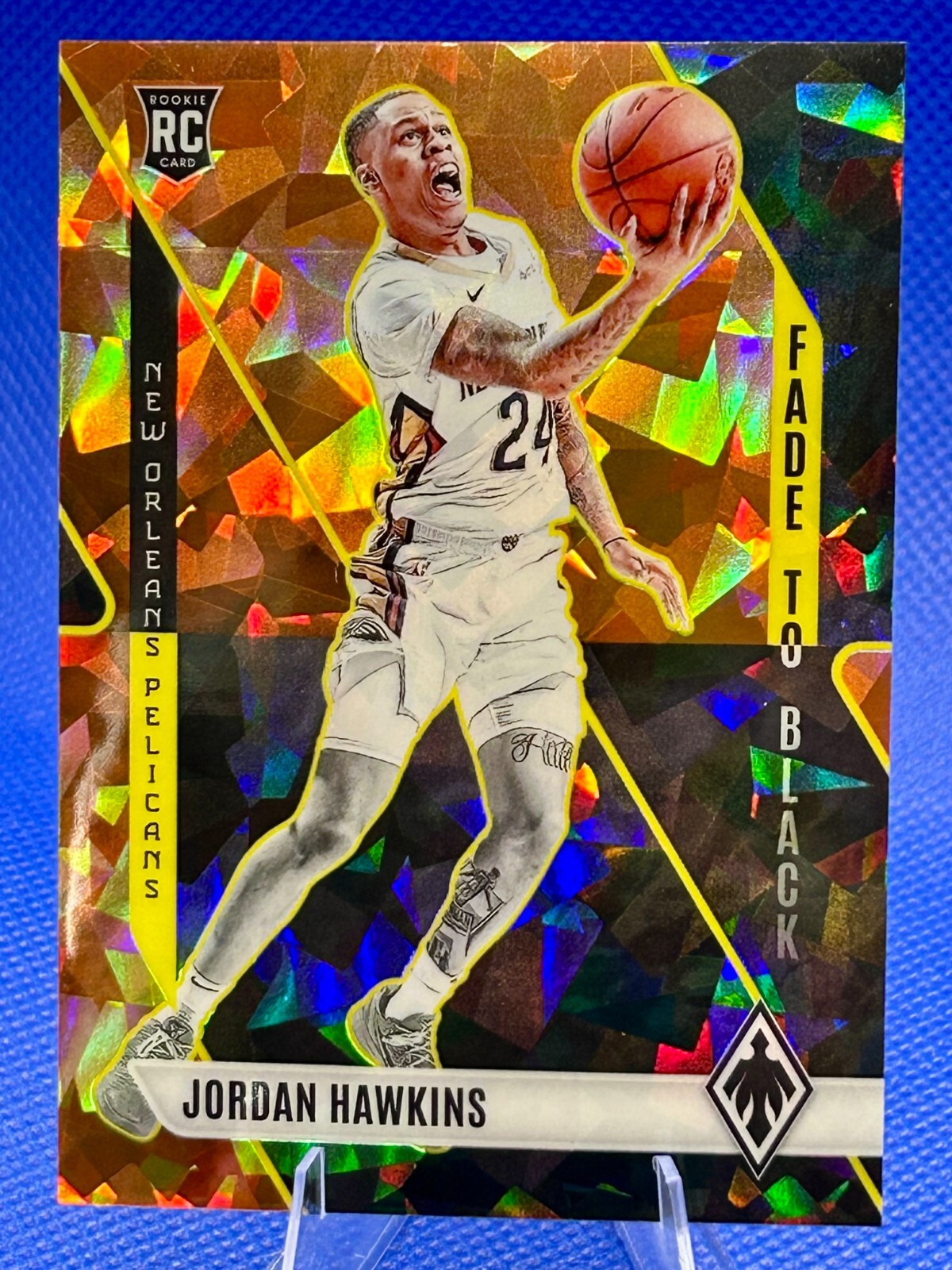 2023-24 Panini Phoenix - Jordan Hawkins #24 "Fade to Black Orange Ice" 64/249