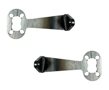 Pair Custom Solid Straight Steel Brackets For 1940-53 Chevy/GMC Truck Tail Light