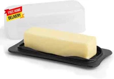 Signoraware Butter Dish with Lid -Butter Keeper Container with Clear Lid for Cou