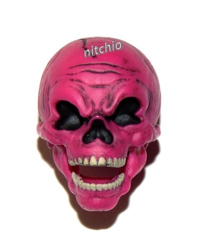 Mezco One:12 Pink Skulls Chaos Club Unholy Encore - ANGRY SKULL HEAD HINGED JAW - Picture 2 of 8