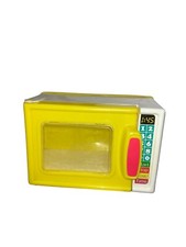 Vintage American Plastic Toys 1980  s Microwave, Girls Kitchen Play set Rare