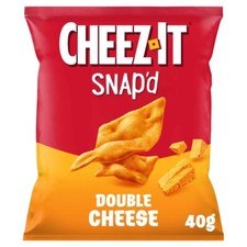 Cheez It Snap'd Double Cheese Crisps 40g PACK OF 8