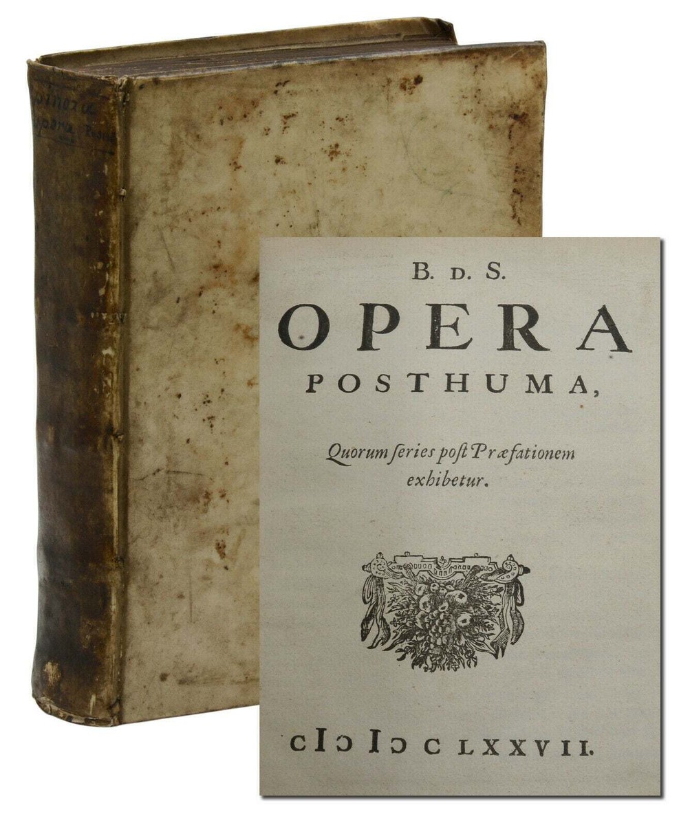Opera Posthuma ~ BARUCH SPINOZA ~ First Edition 1st ~ 1677