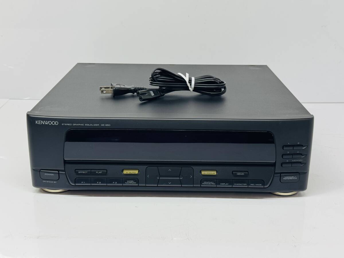 KENWOOD ステレオグラフィックイコライザー GE-850 Kenwood GE-850 Stereo Graphic Equalizer Used 7 Band Display