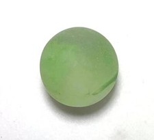 Bulk 16mm Green Frosted Rainbow Glass Marble Players Pk 100 Satin Swirled Finish