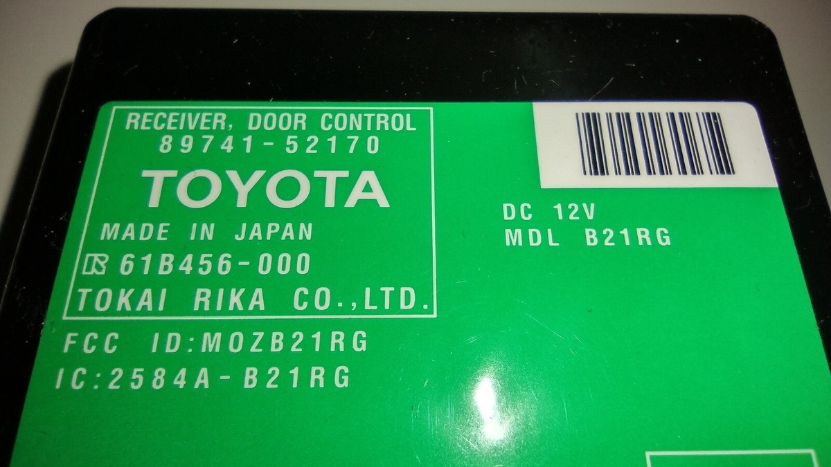 2009-2011 Toyota Yaris Receiver Door Control 89741-52170 | eBay