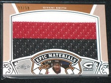 GIVANI SMITH  2015-16 LEAF GENESIS  epic PRIME #/50  JUMBO JERSEY Rc  RED WINGS