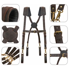 TOURBON Outdoor Loggers Suspender Tool Belt Pouch Woodsmen Gift-Multiple Choices