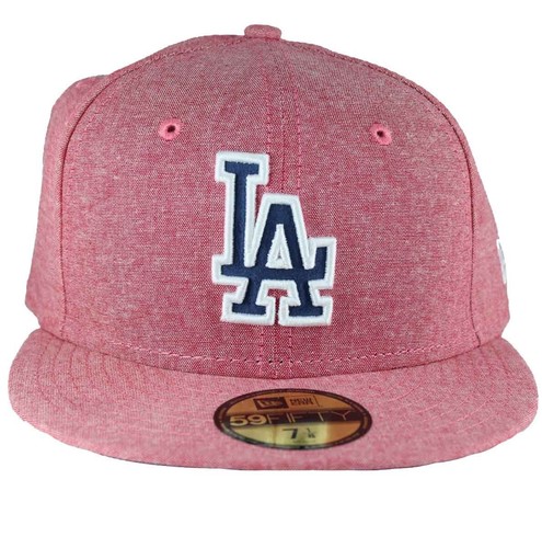 New Era 59FIFTY LA Dodgers Fitted Hat Red Heather | Herren Urban Designer Cap - Bild 1 von 3