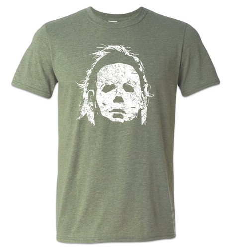 Michael Myers Retro Maske Shirt Distressed Halloween Grusel Film Shirts Freitag 13 - Bild 8 von 8