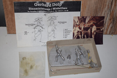 Gerhard Dolp Richtschützen 3,7cm Kanone Maxim 1895 1:32 NEU mit OVP