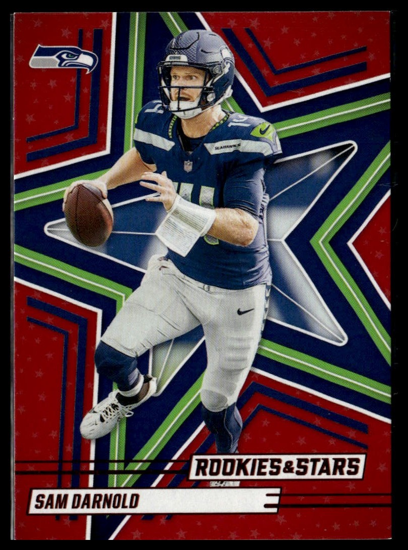 2025 Panini Rookies & Stars #24 Sam Darnold Red (EJM)