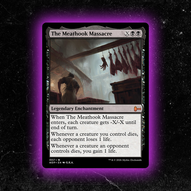 The Meathook Massacre - Custom MTG Commander / Playtest Card