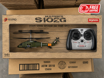 Syma S102G 3.5CH Alloy Copter Gyro 3-Channel Mini Remote Control RC Helicopter