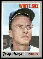 1970 Topps Baseball Card Gerry Arrigo Chicago White Sox #274 EX-MT