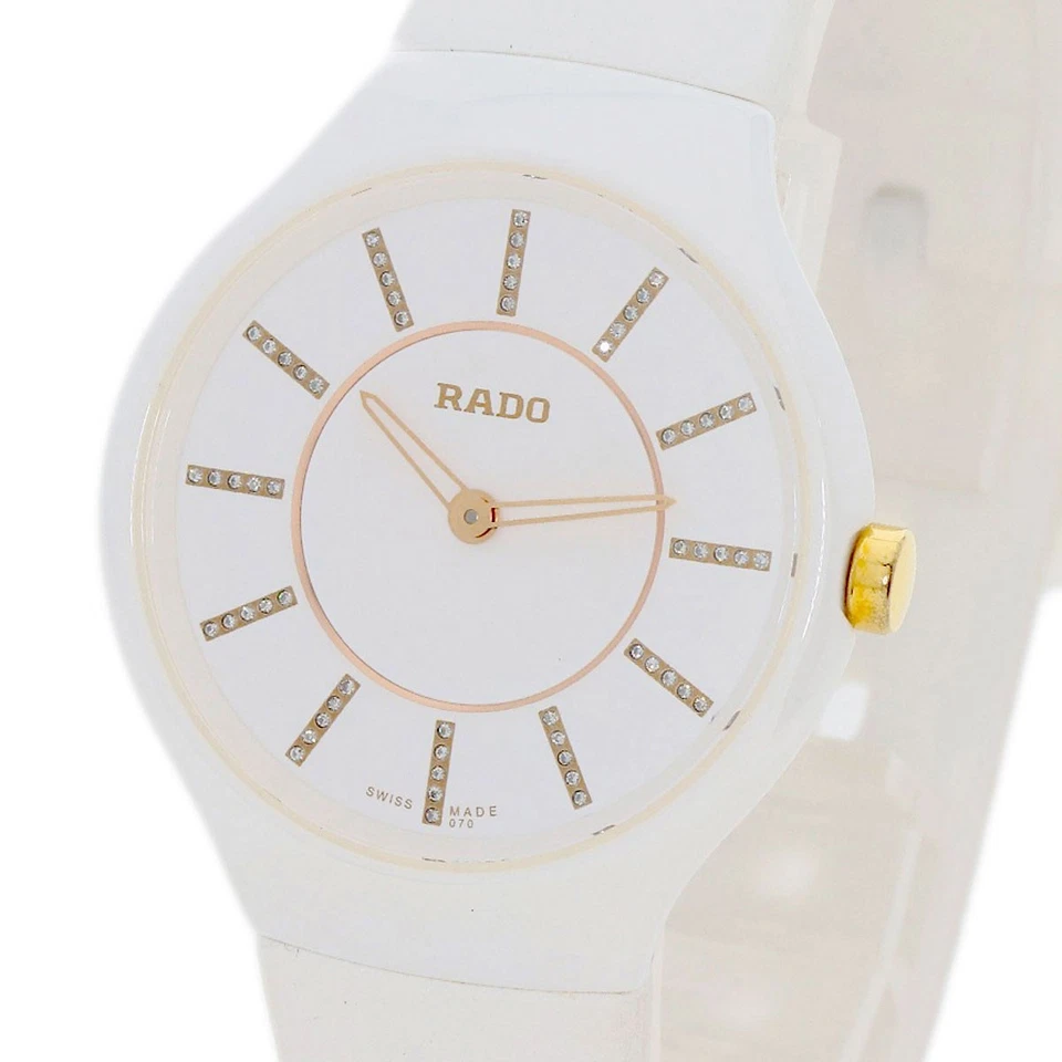 RADO True Thinline 未使用手表 陶瓷/橡胶 女士 — 第 3/4 张图片