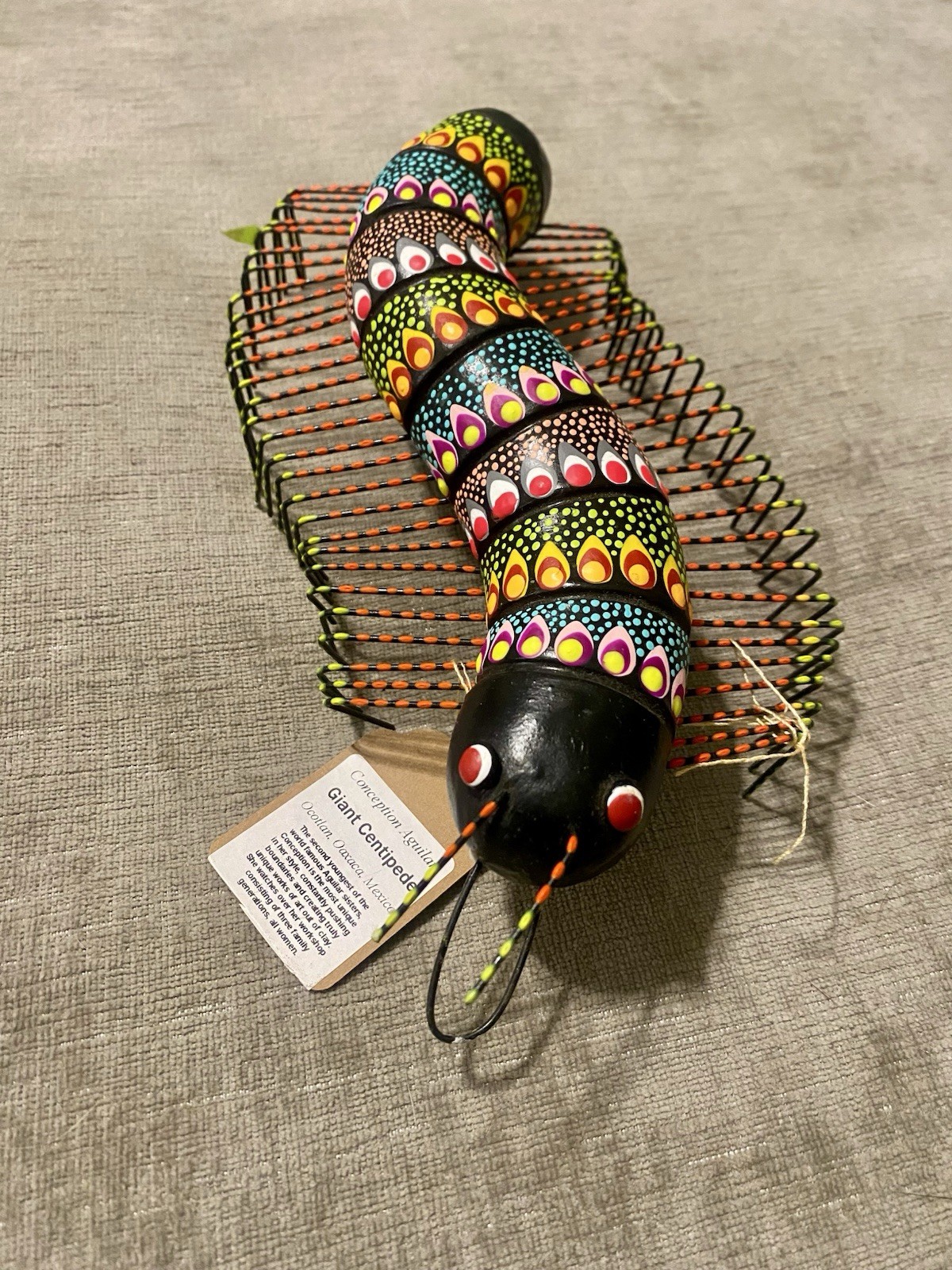 Conception Aguilar Giant centipede