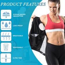 120 Pcs Armpit Sweat Pads Underarm Sweat Pads For Women And Men Pure Cotton Disp