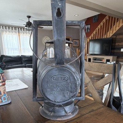 Dietz Acme Inspector Lamp Railroad Lantern New York USA Acme Railroad Lamp