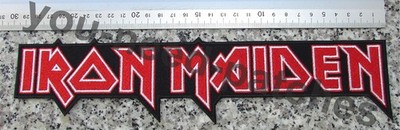 IRON MAIDEN Rock Festival Back Patch  Kutte Aufnäher Official Merchandise 29x7cm