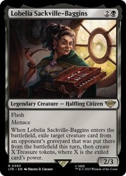 Lobelia Sackville-Baggins #93 Universes Beyond: The Lord of the Rings: Tales of Middle-earth Rare
