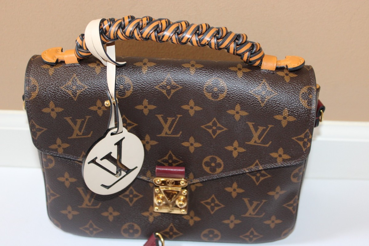 Louis Vuitton Pochette Metis Monogram Canvas Bag Braided Handle | eBay