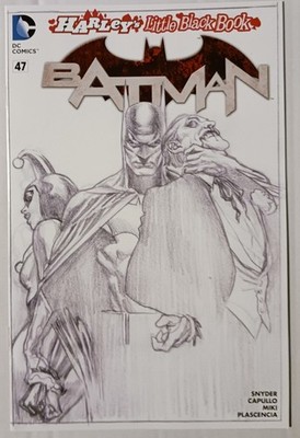 Batman #47 Harleys Little Black Book Alex Ross Sketch Variant DC Comics 2016