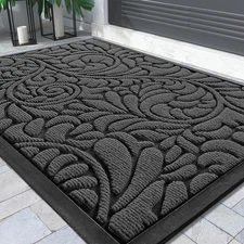 Yimobra Sturdy Door Mat, Heavy Duty Front Welcome Mats for Home Entrance New.