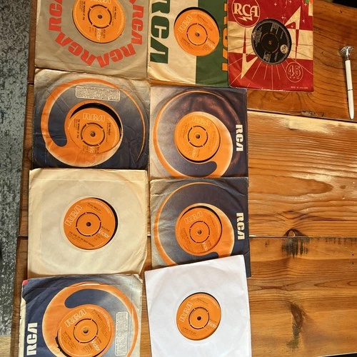 X 11 Elvis Presley Singles 7 Various Titles and Ages Job Lot Collection Bundle