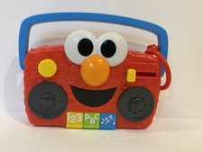 Sesame Street Elmo Pretend Play Toy Musical Radio Take Along Boombox