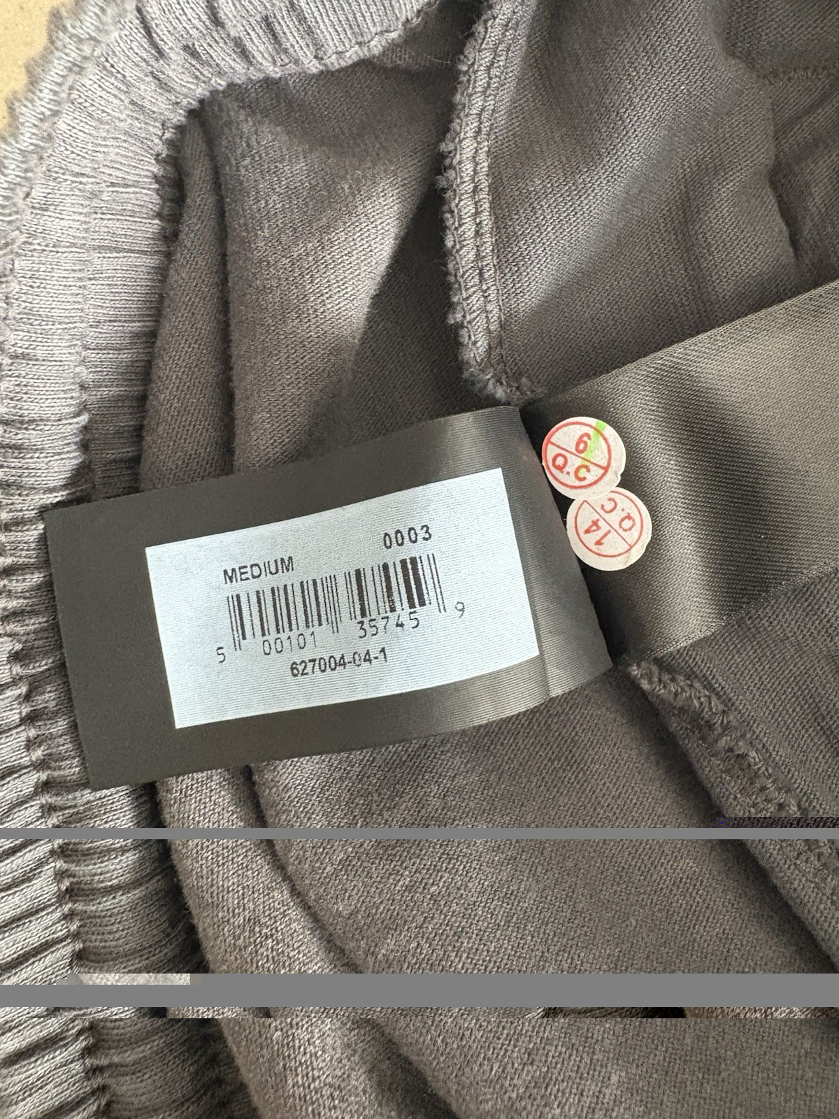 Yeezy GAP Engineered By Balenciaga H05 Fitted Sweatpants Lightweight Poetic Grey thumbnail 5