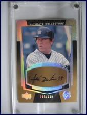 New York Yankee Hideki Matsui Ultimate Rookie Signatures Card 2003 Upper Deck