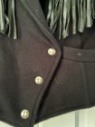 Mark Up Vintage Made In California Wool & Leather Fringe Short Jacket Medium — photo 4