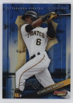 2015 Bowman's Best Blue Refractor /150 Starling Marte #26 n1u