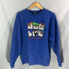 Vintage Tasmanian Devil Sweatshirt Mens XL Looney Tunes Crewneck Cartoon 90s