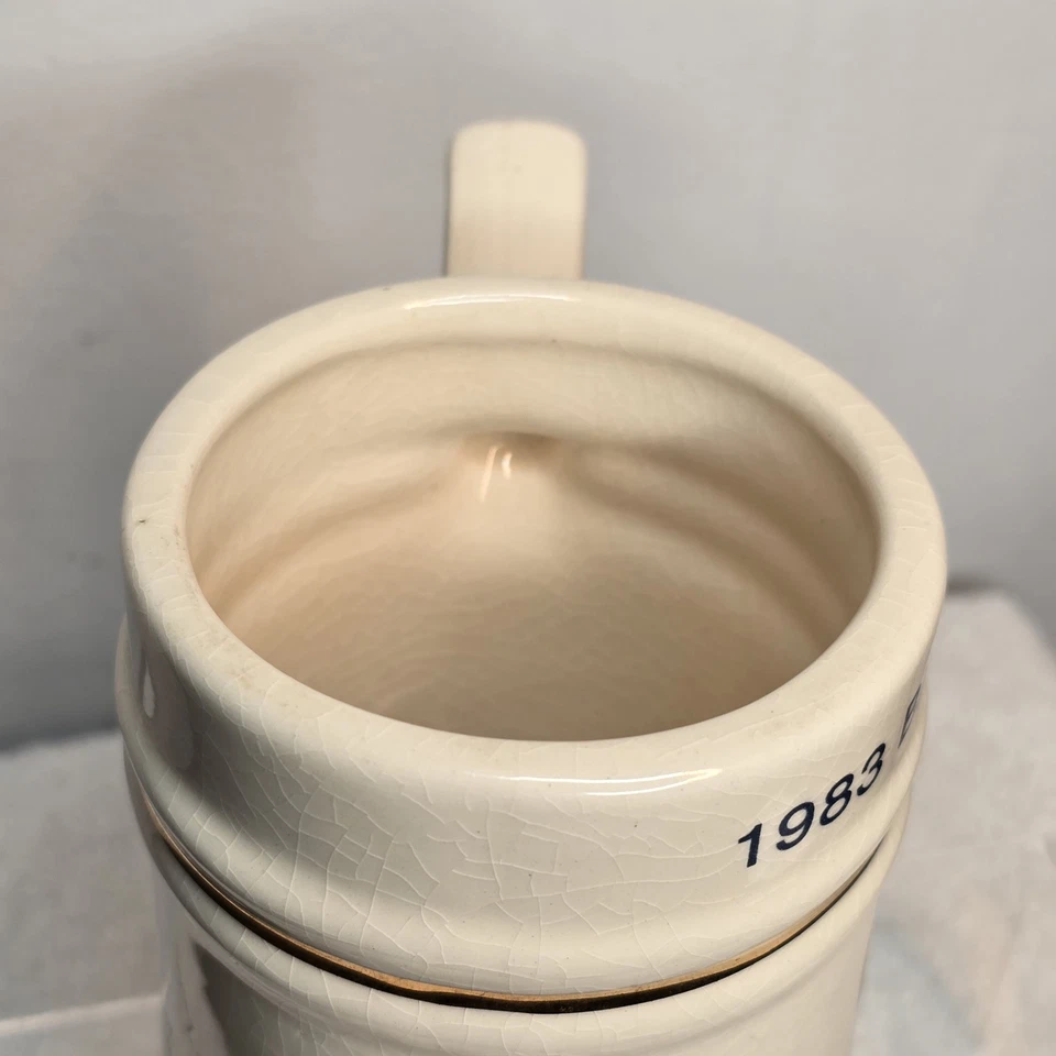 Vintage 1983 Big Ten Champions Rose Bowl Stein Mug Cup Fighting Illini Chief - Image 2 of 4